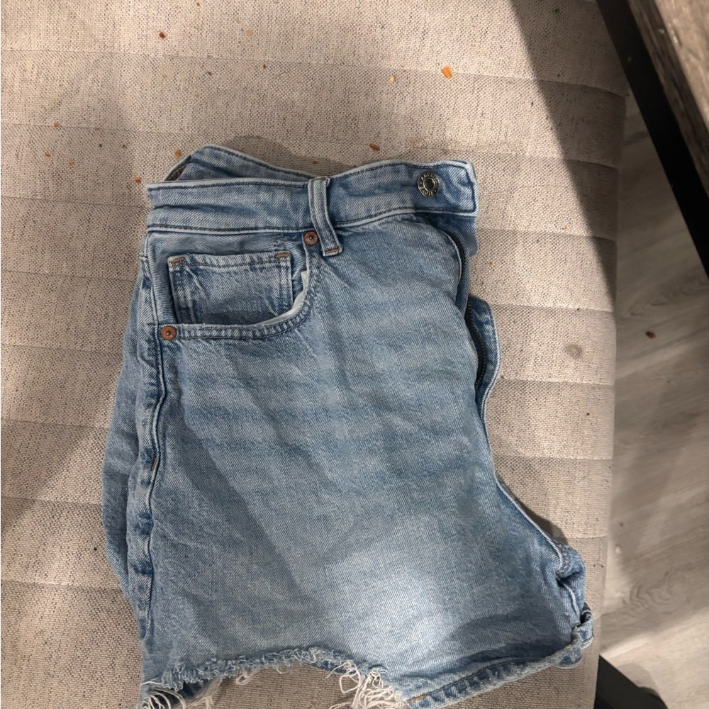 Light Blue Denim Shorts